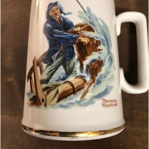 Noman Rockwell mug: Captain at the helm. Perfect for the boat/Beach house.